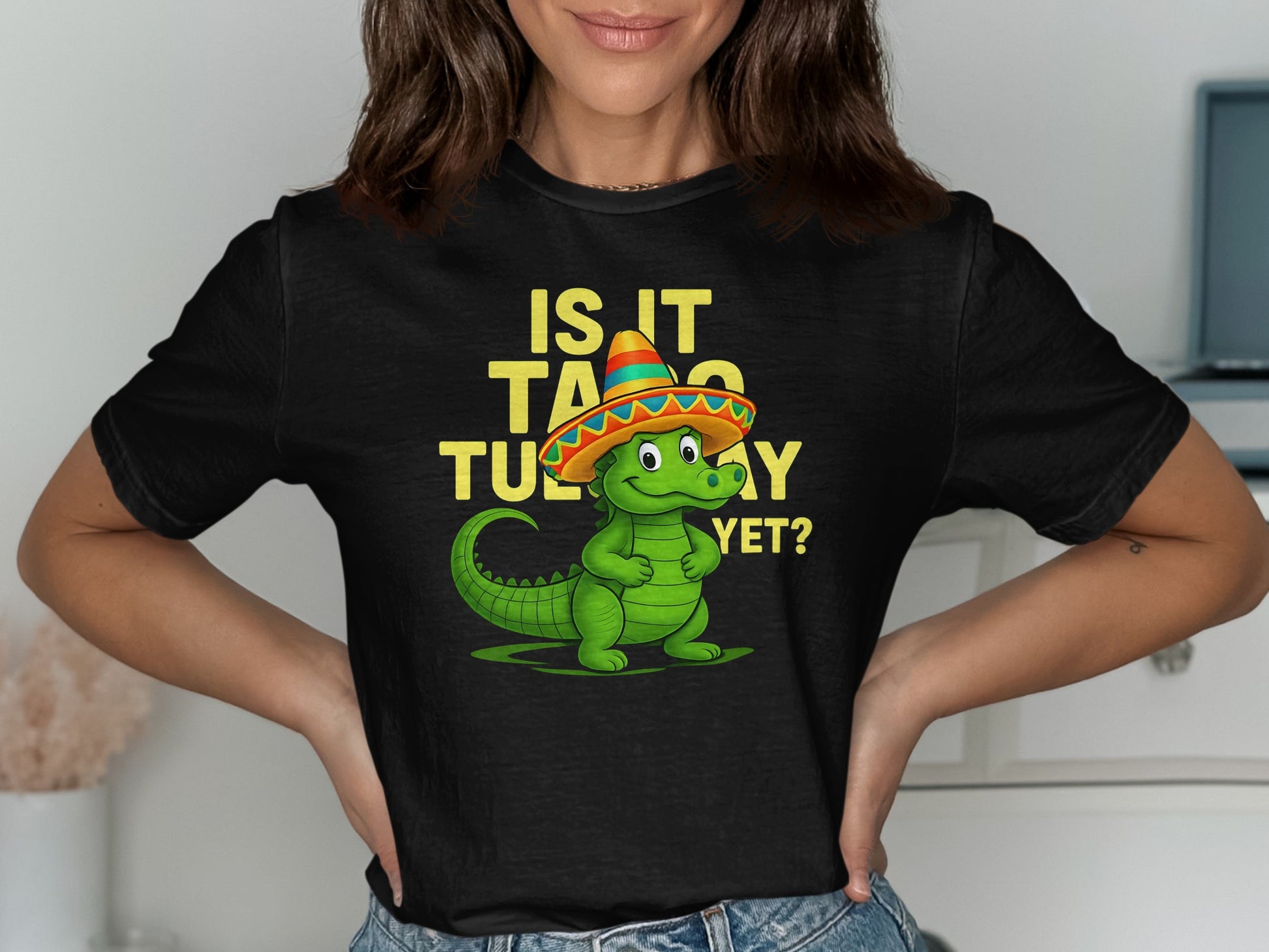 Is It Taco Tuesday Yet Alligator Graphic T-shirt product