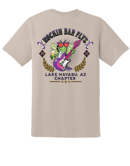 Rockin Bar Flys Unisex Tee - Customizable Chapter - 9 Color Options