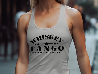 Whiskey Tango Crankin Ass Country Tank Top product type