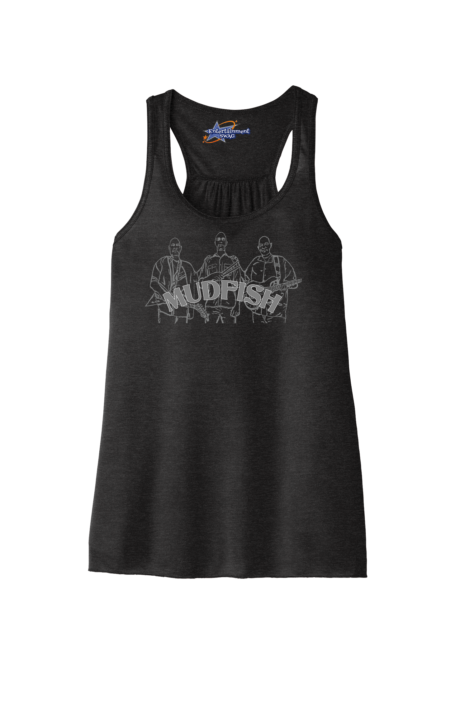 MUDFISH Band Womens Racerback Tanks -many colors