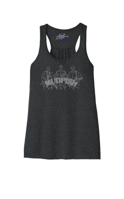 MUDFISH Band Womens Racerback Tanks -many colors