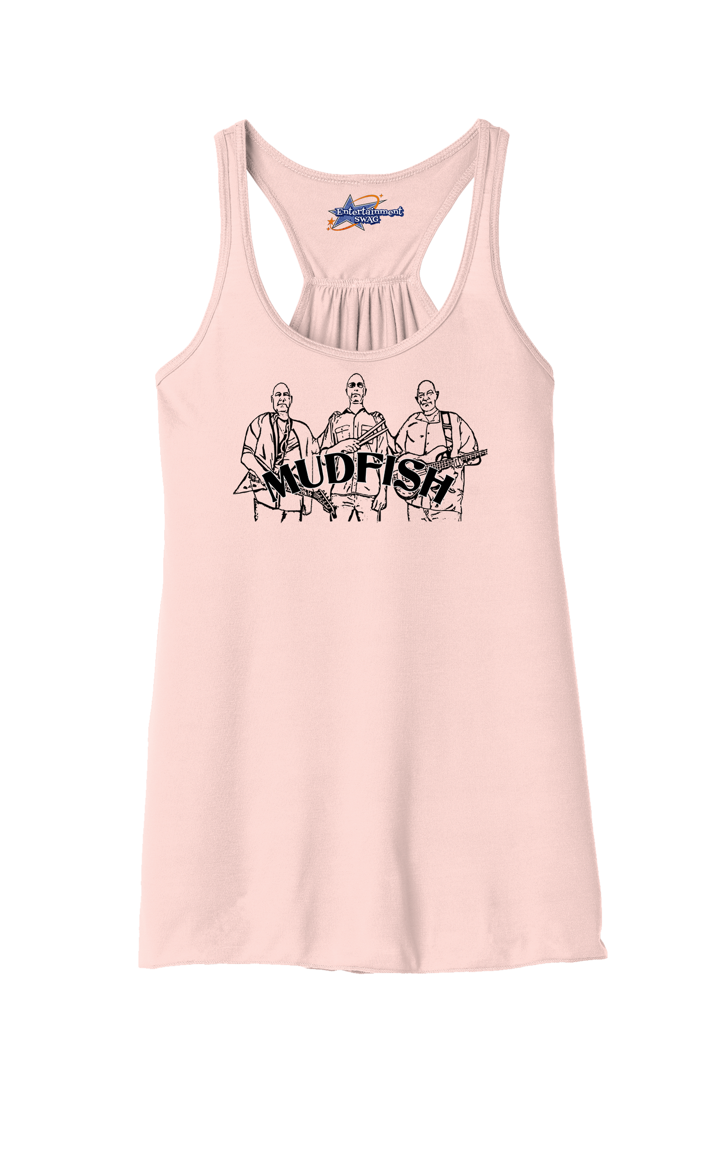 MUDFISH Band Womens Racerback Tanks -many colors