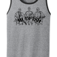 MUDFISH Men's Tank Top - Art on front OR Back. Sizes to 4XL