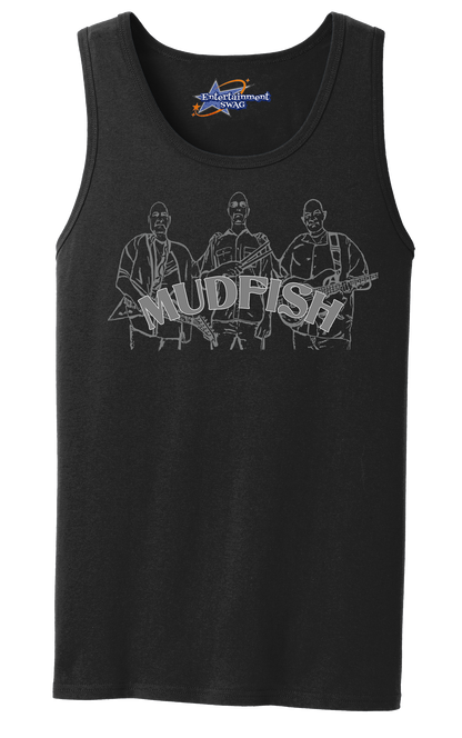 MUDFISH Men's Tank Top - Art on front OR Back. Sizes to 4XL