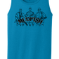 MUDFISH Men's Tank Top - Art on front OR Back. Sizes to 4XL