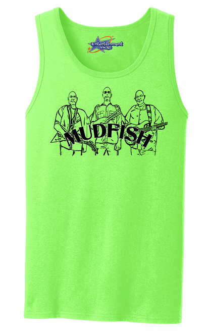 MUDFISH Men's Tank Top - Art on front OR Back. Sizes to 4XL