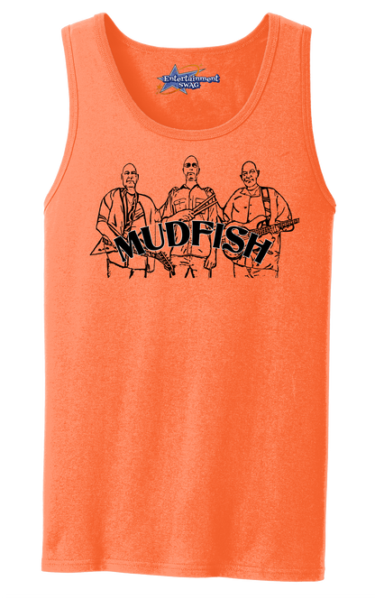 MUDFISH Men's Tank Top - Art on front OR Back. Sizes to 4XL