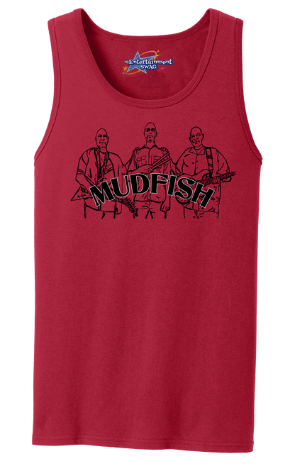 MUDFISH Men's Tank Top - Art on front OR Back. Sizes to 4XL