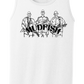 MUDFISH Men's Tank Top - Art on front OR Back. Sizes to 4XL