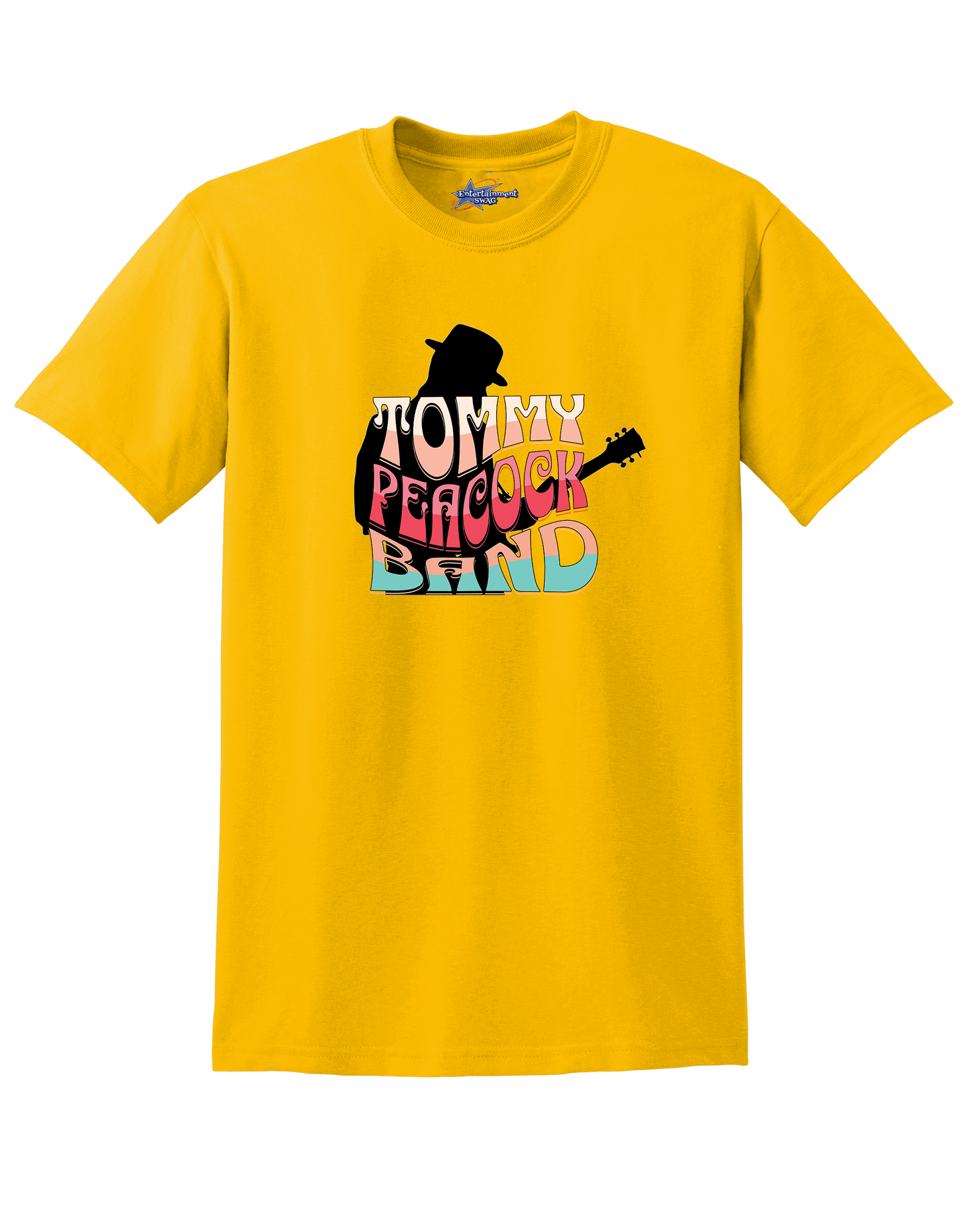 Tommy Peacock Band Retro design Unisex  Tee - Front or back placement