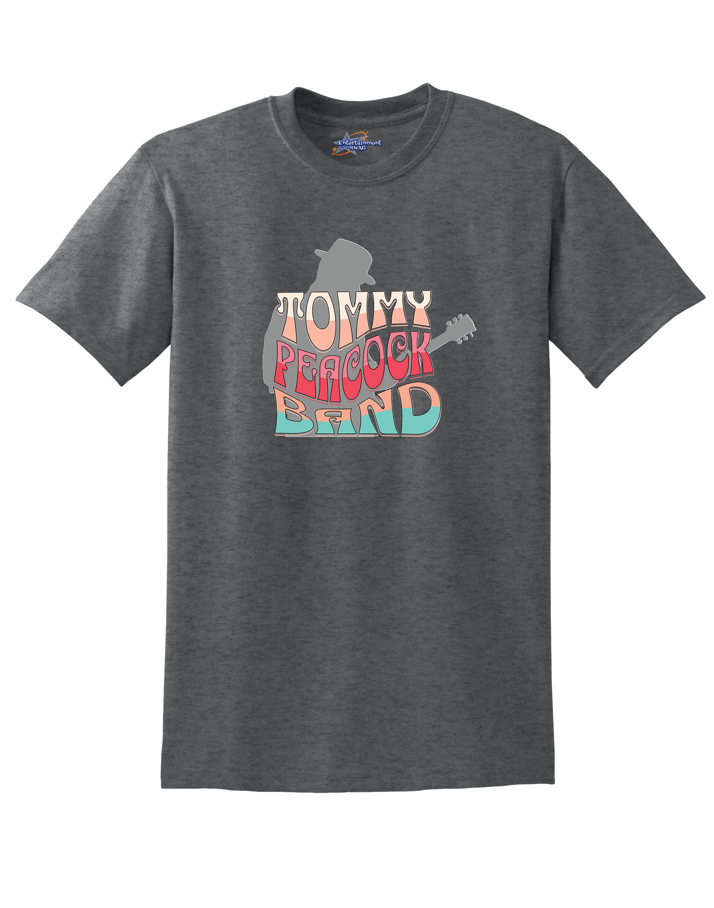 Tommy Peacock Band Retro design Unisex  Tee - Front or back placement