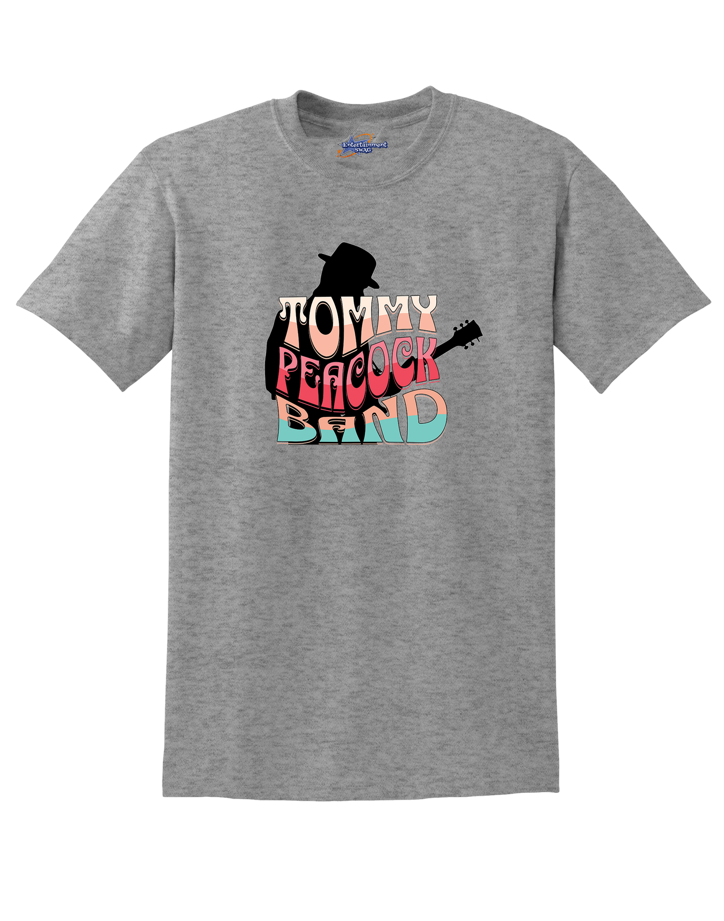 Tommy Peacock Band Retro design Unisex  Tee - Front or back placement