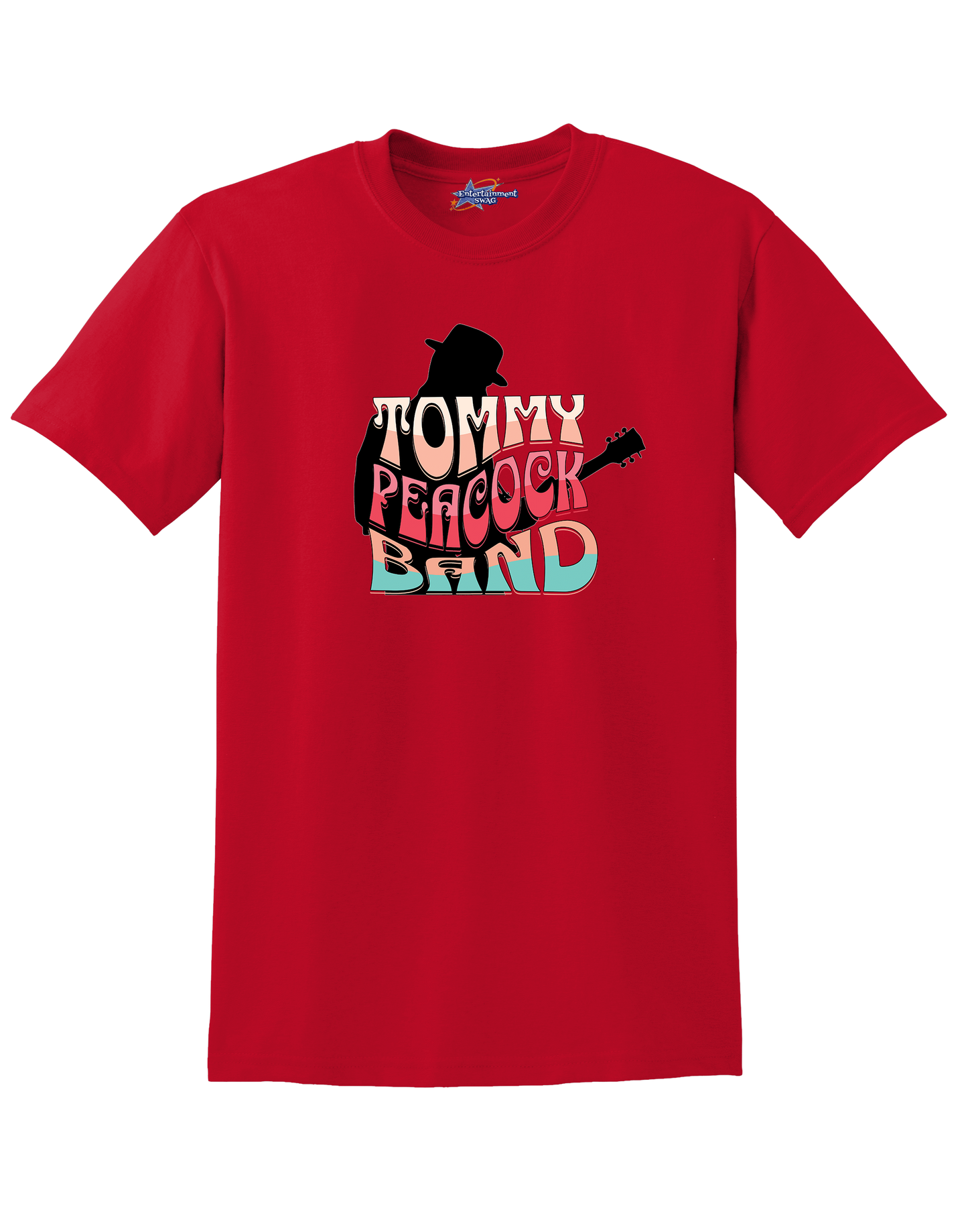 Tommy Peacock Band Retro design Unisex  Tee - Front or back placement