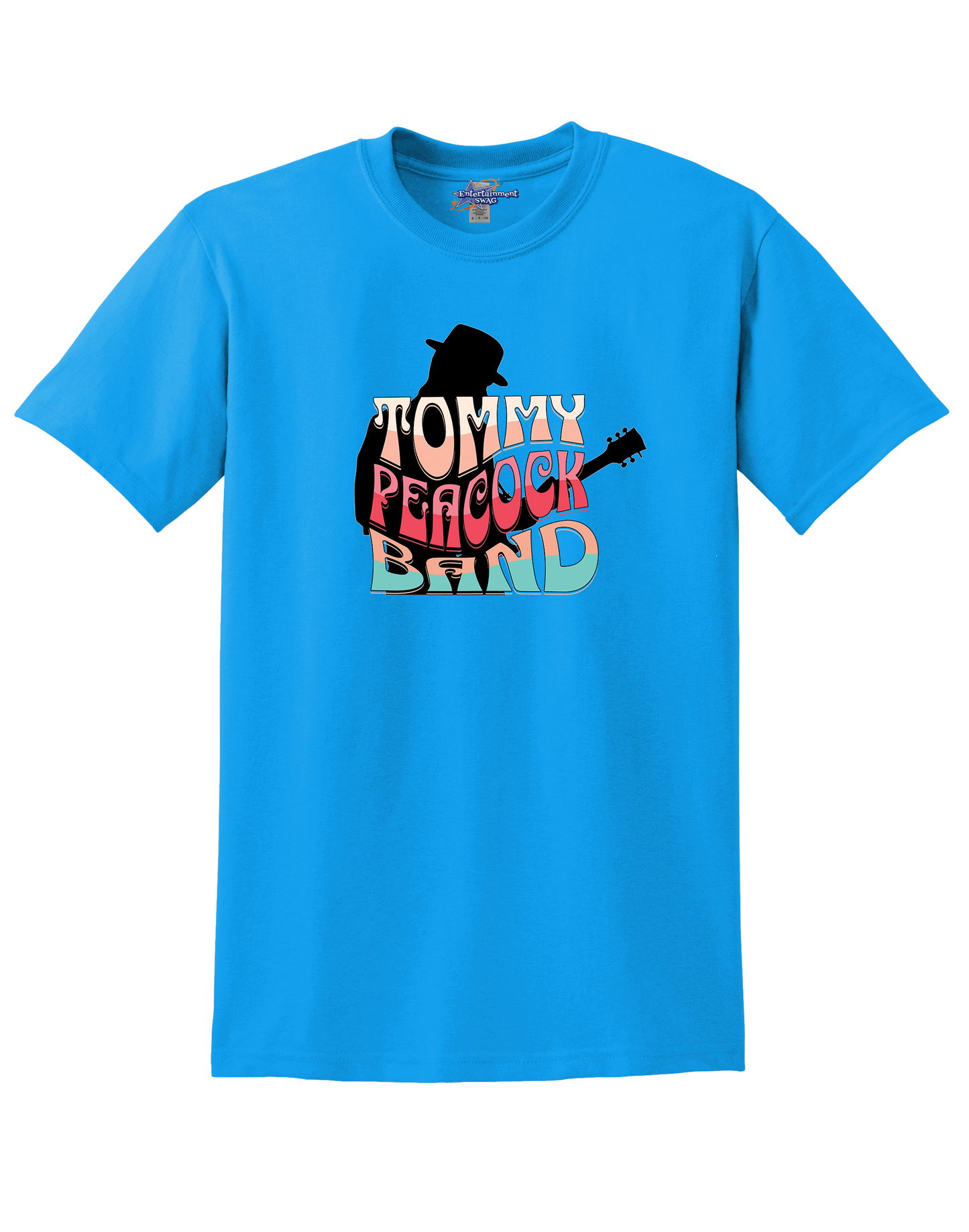 Tommy Peacock Band Retro design Unisex  Tee - Front or back placement