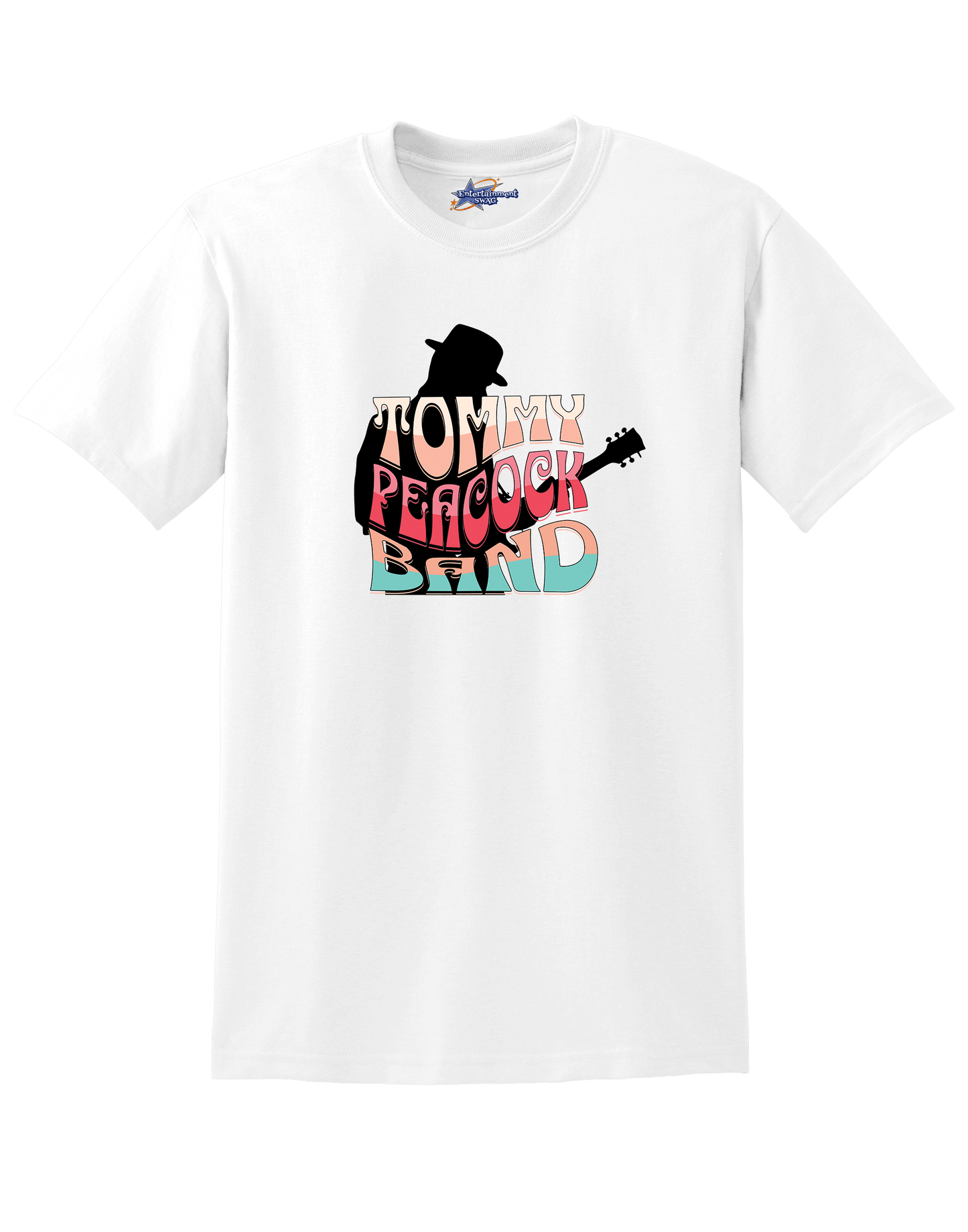 Tommy Peacock Band Retro design Unisex  Tee - Front or back placement