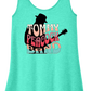 Tommy Peacock Retro Womens Tank Top - Multi Colors available