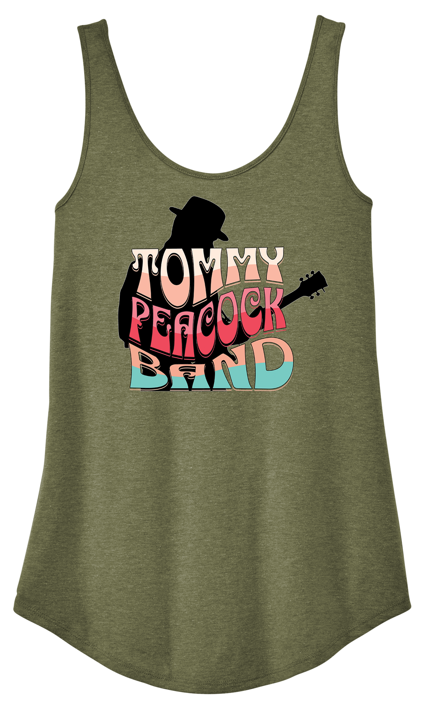 Tommy Peacock Retro Womens Tank Top - Multi Colors available