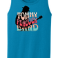 Tommy Peacock Retro Men's Tank Top - Art on front OR Back. Sizes to 4XL