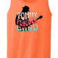 Tommy Peacock Retro Men's Tank Top - Art on front OR Back. Sizes to 4XL