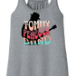 Tommy Peacock Band Retro design Athletic Heather racerback tank top for women