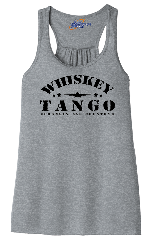 Whiskey Tango Band Womens Racerback Tanks -many colors