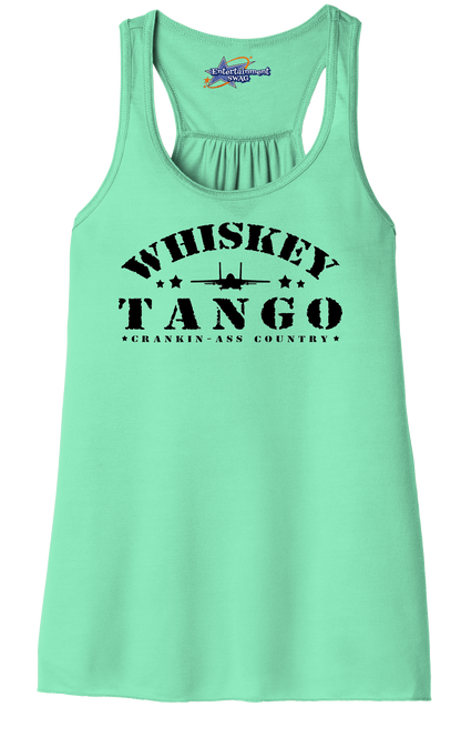 Whiskey Tango Band Womens Racerback Tanks -many colors