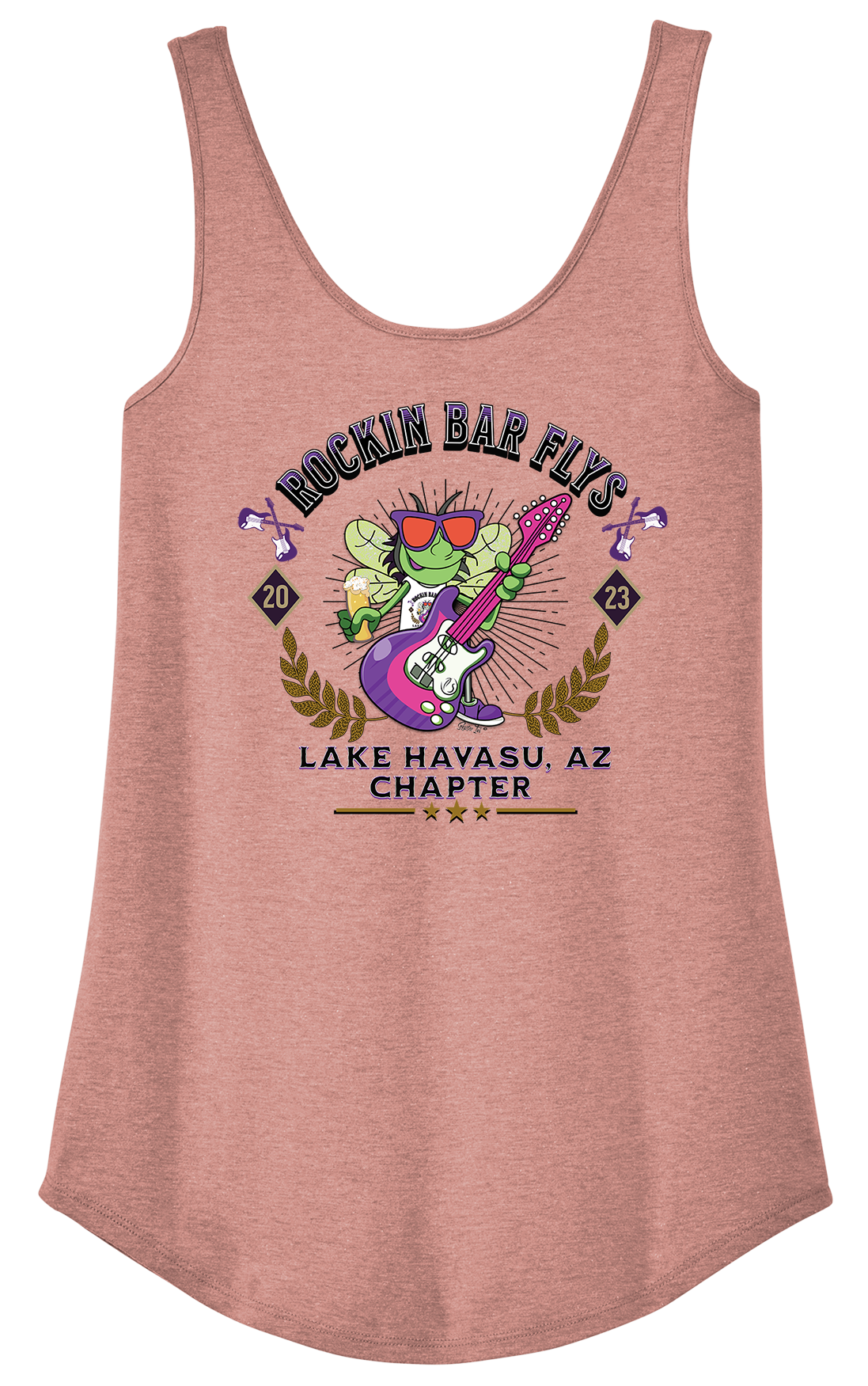 Rockin Bar Flys Womens Tank Top - Customizable Chapter - 6 Colors available