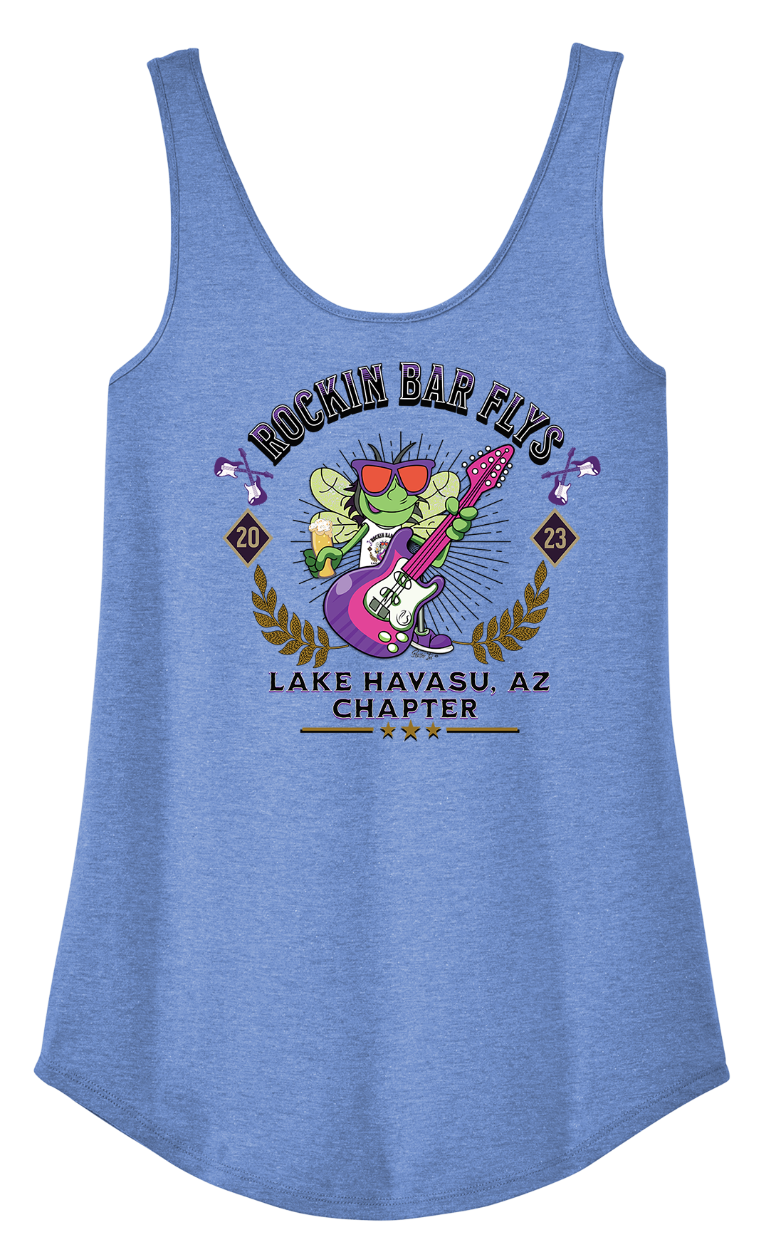 Rockin Bar Flys Womens Tank Top - Customizable Chapter - 6 Colors available