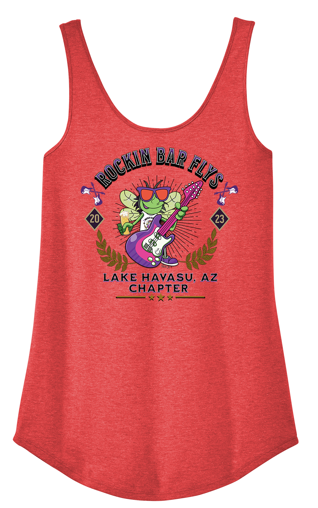 Rockin Bar Flys Womens Tank Top - Customizable Chapter - 6 Colors available