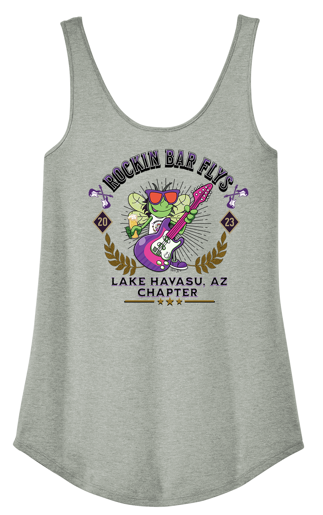 Rockin Bar Flys Womens Tank Top - Customizable Chapter - 6 Colors available