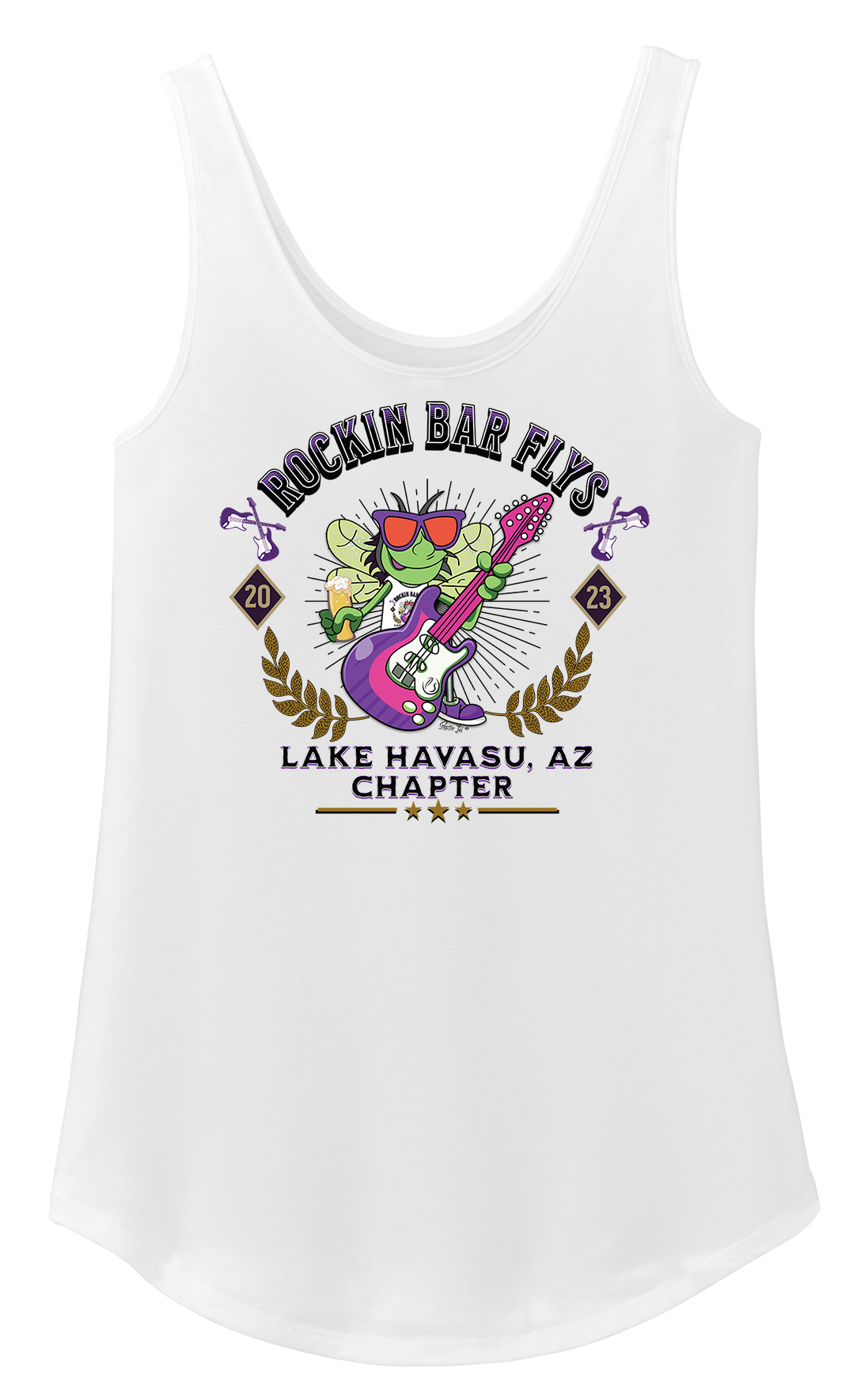 Rockin Bar Flys Womens Tank Top - Customizable Chapter - 6 Colors available