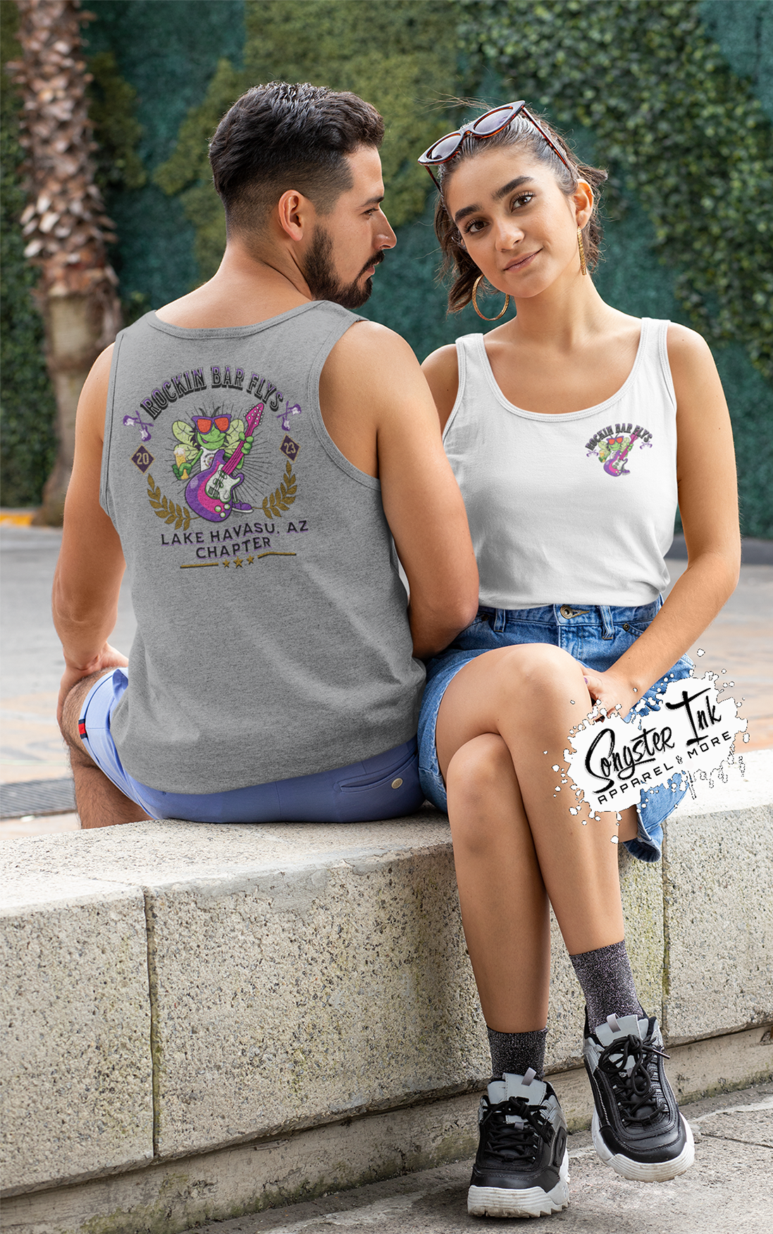 Rockin Bar Flys Men's Tank Top - Customizable Chapter - 6 Color Options