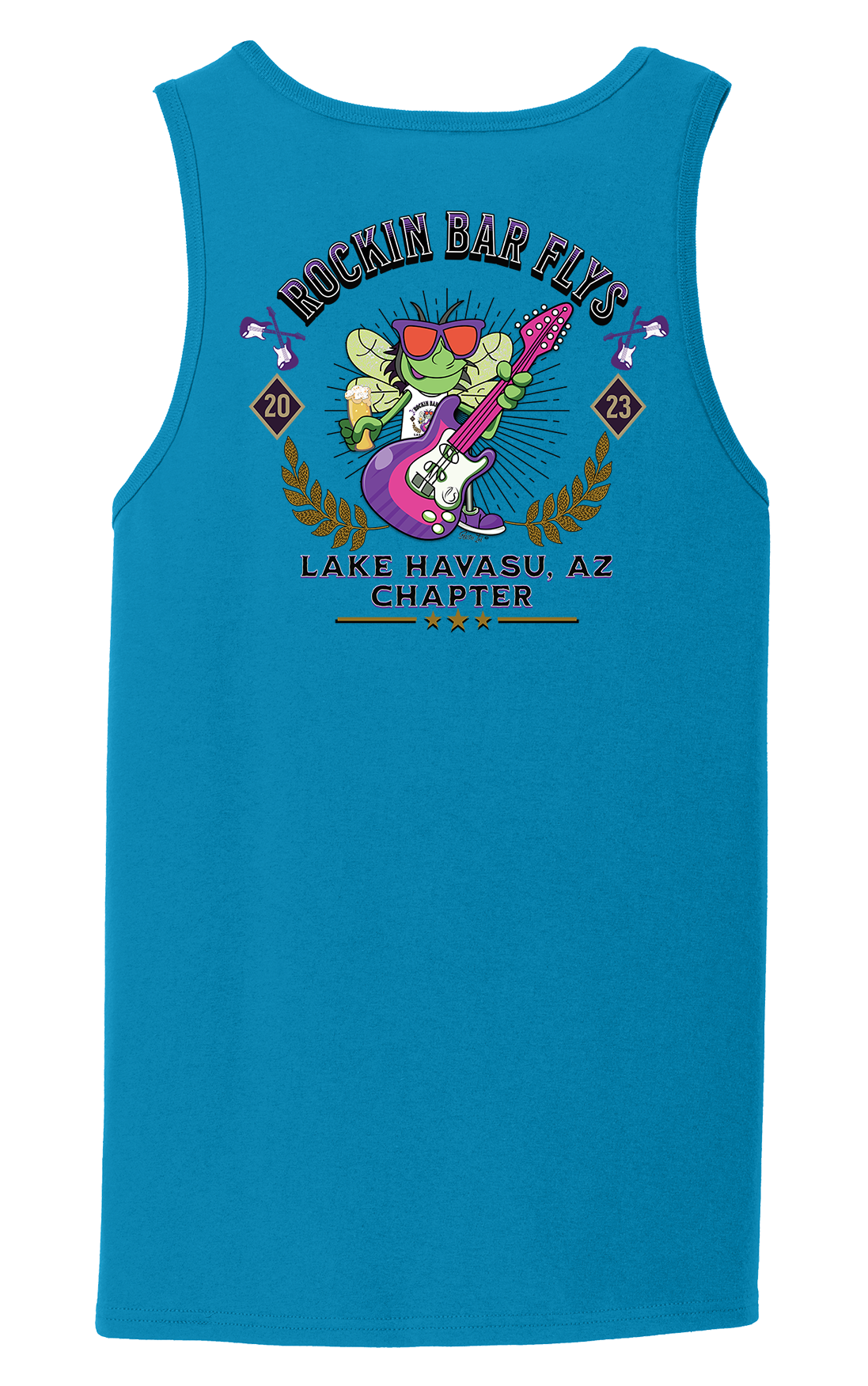 Rockin Bar Flys Men's Tank Top - Customizable Chapter - 6 Color Options