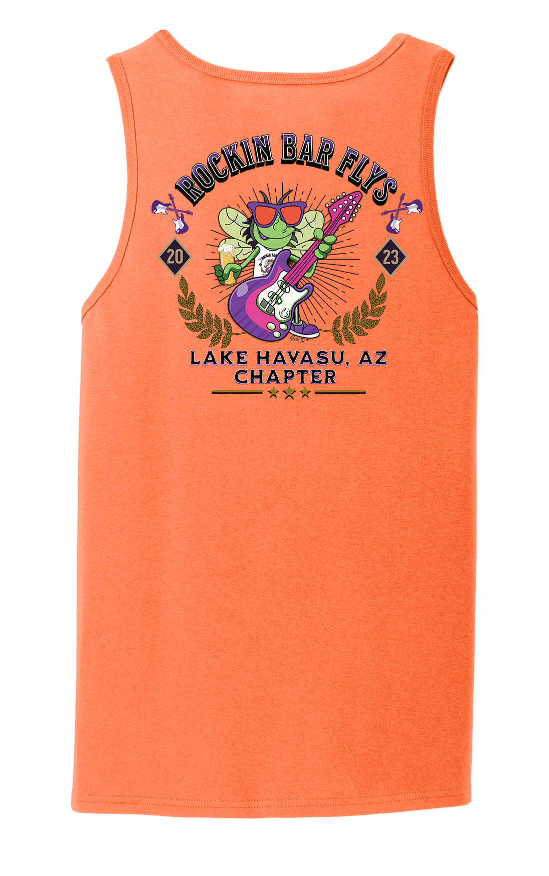 Rockin Bar Flys Men's Tank Top - Customizable Chapter - 6 Color Options